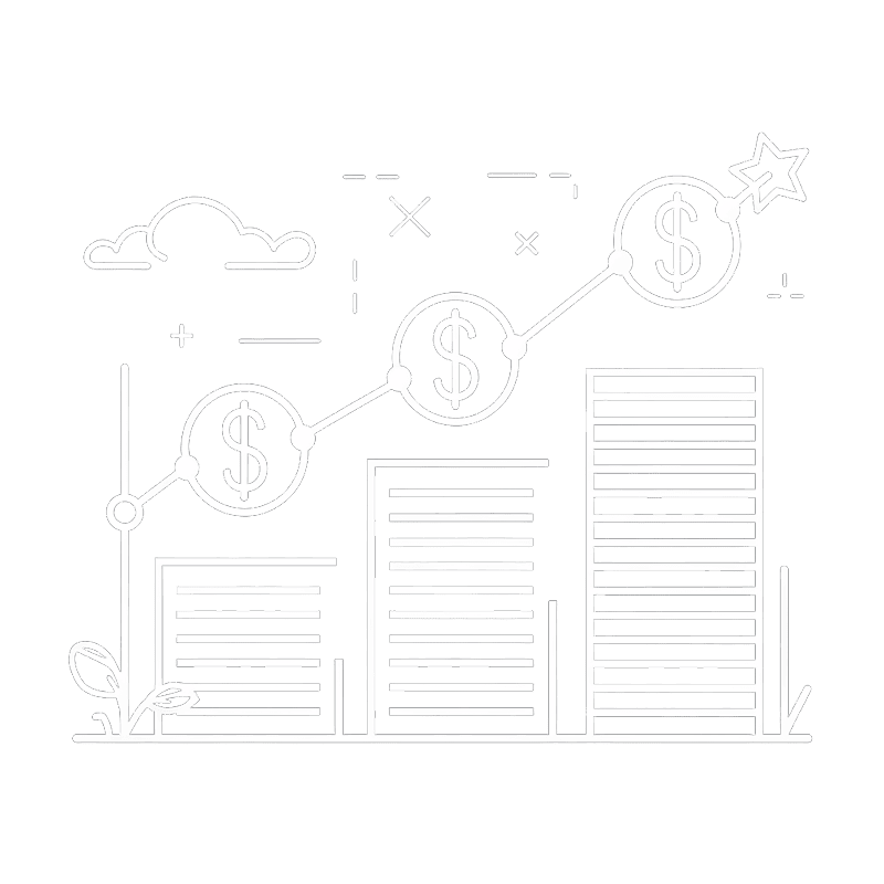A line graph with dollar signs and a star at the end, indicating upward financial growth towards SDG 1, is displayed above three bar graphs in a cityscape background, highlighting efforts toward no poverty.